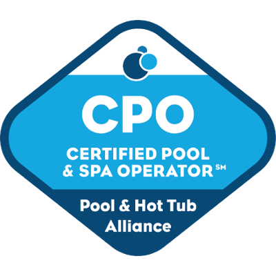 Certified Pool & Spa Operator (CPO) badge, Pool & Hot Tub Alliance